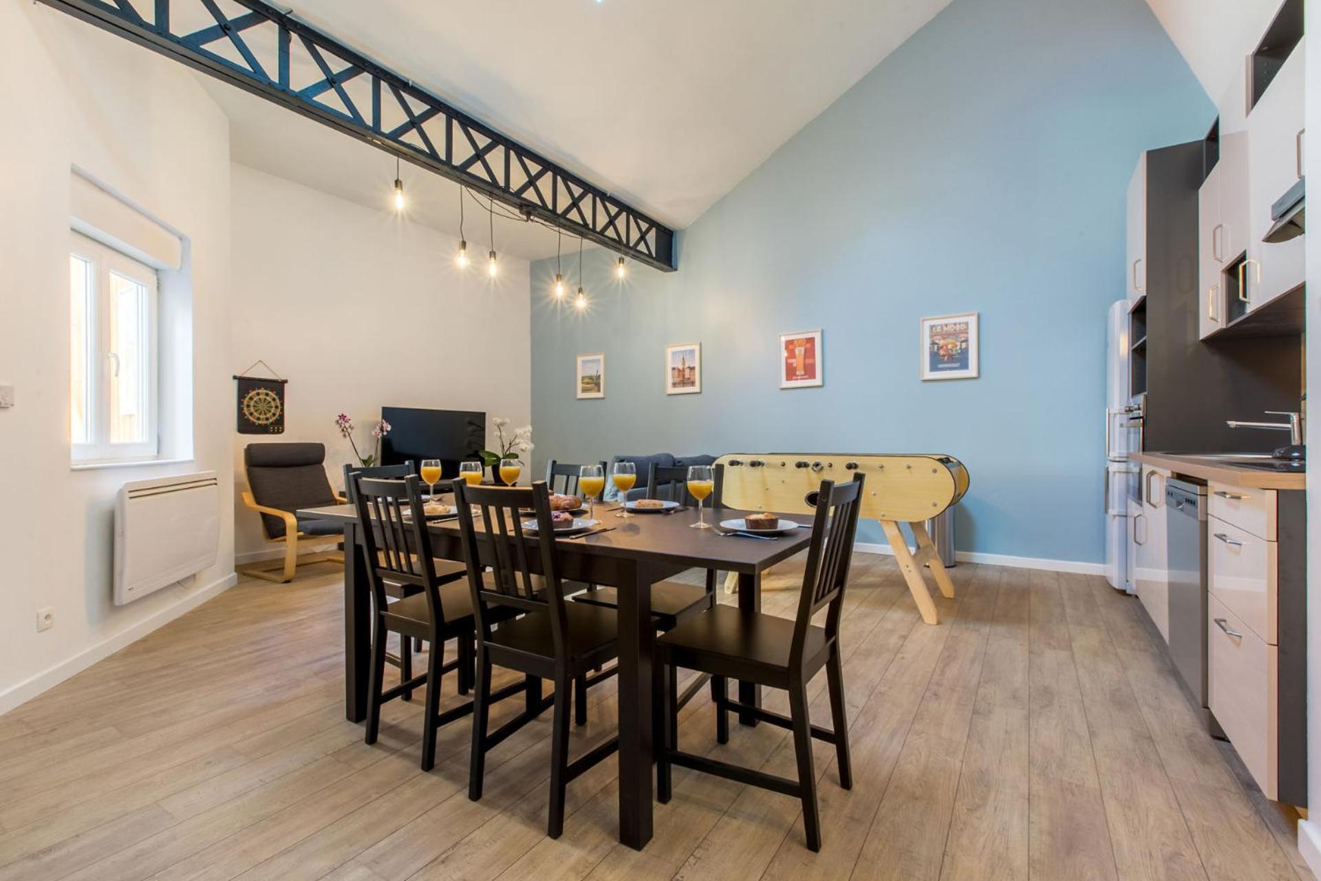 Le Flamand, Jeux En Bois Deco Du Nord! Τουρκουάν Εξωτερικό φωτογραφία